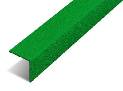 Medium Grit Anti-Slip Stair Nosing green- finishings UK